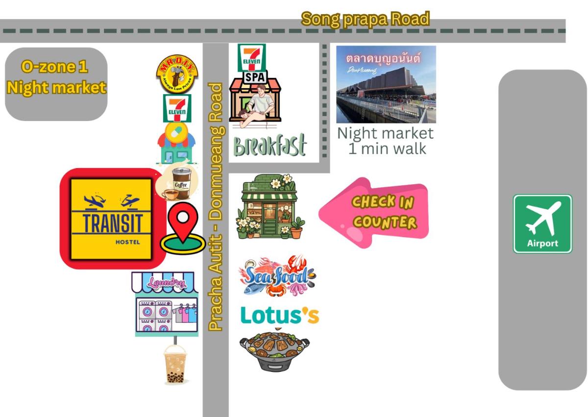 TRANSIT Donmueang Airport HOSTEL - Housity