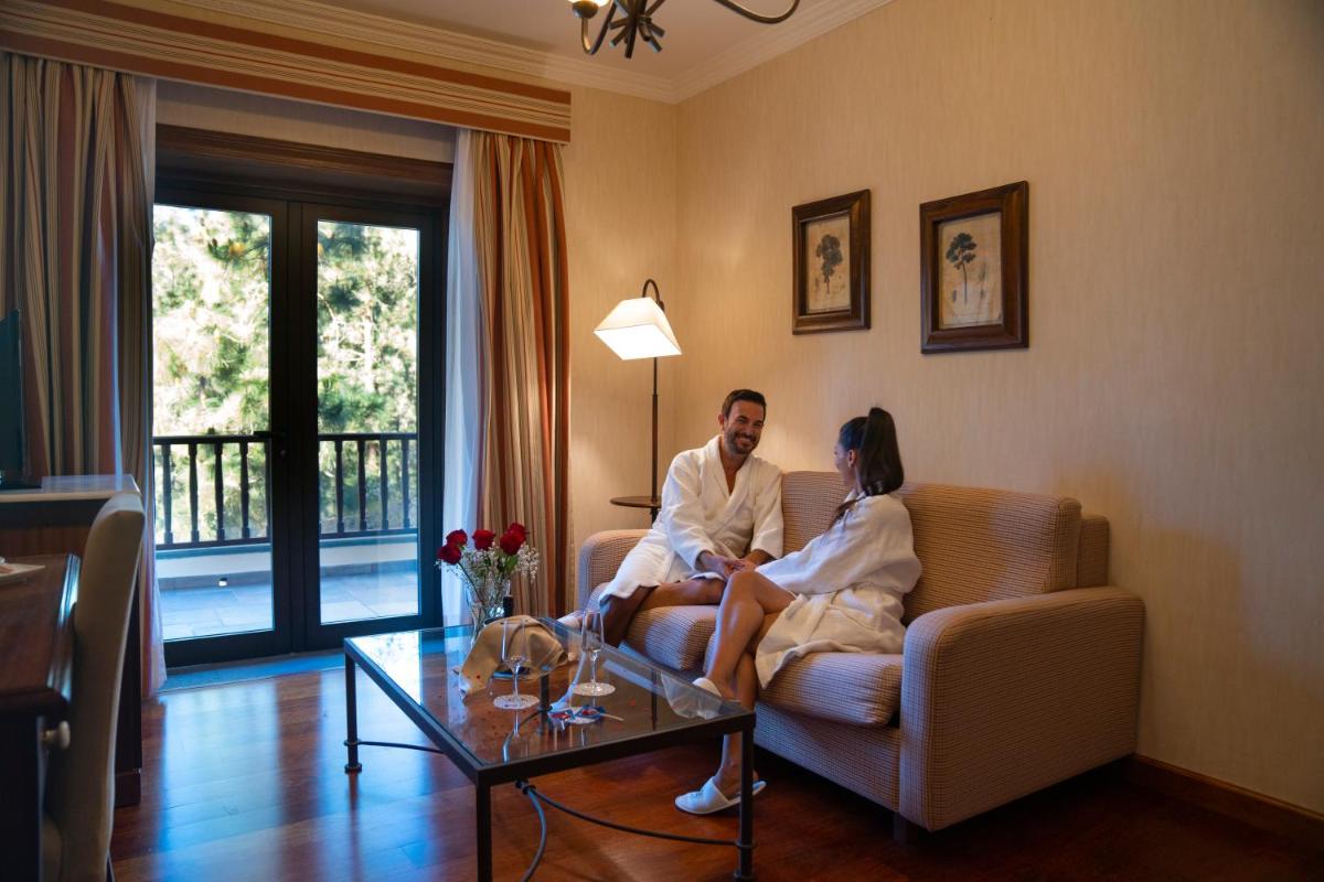 Zona de estar de Hotel Spa Villalba