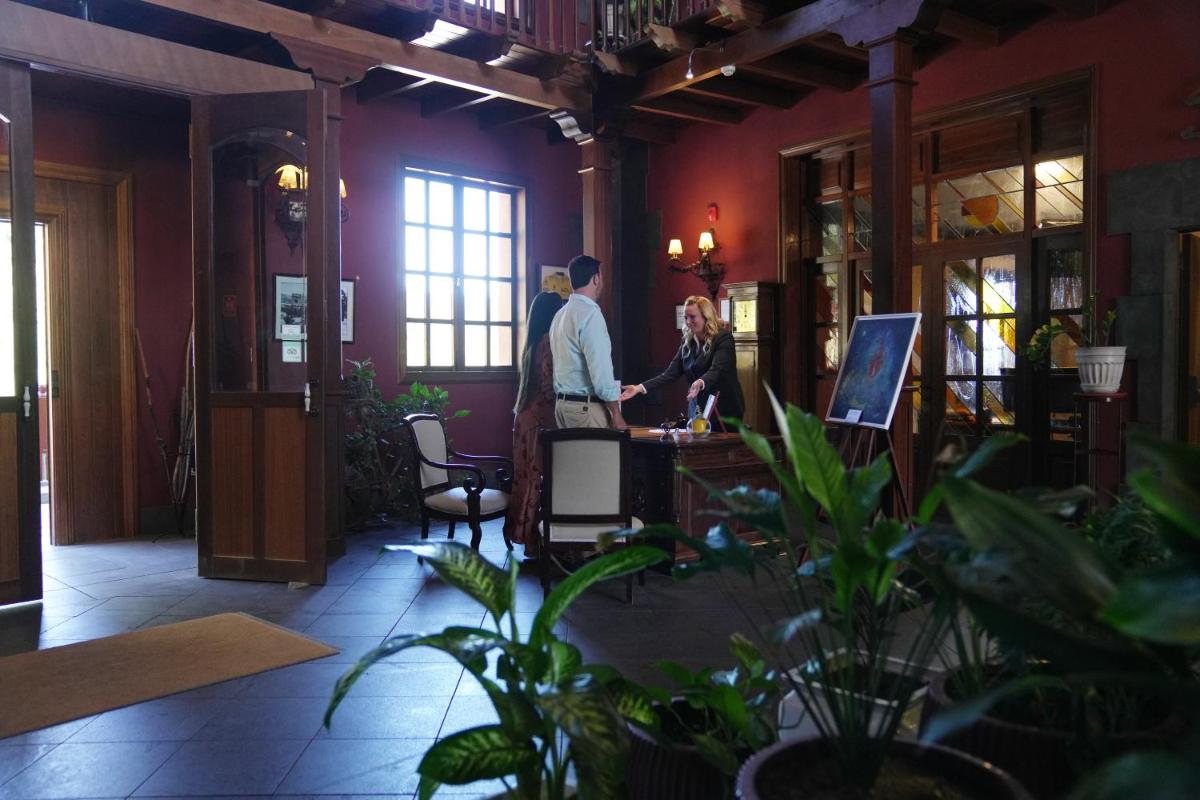 Zona de estar de Hotel Spa Villalba