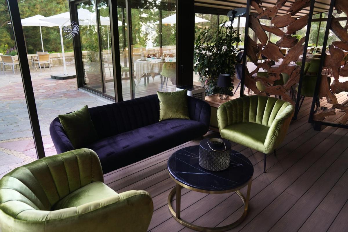 Zona de estar de Hotel Spa Villalba