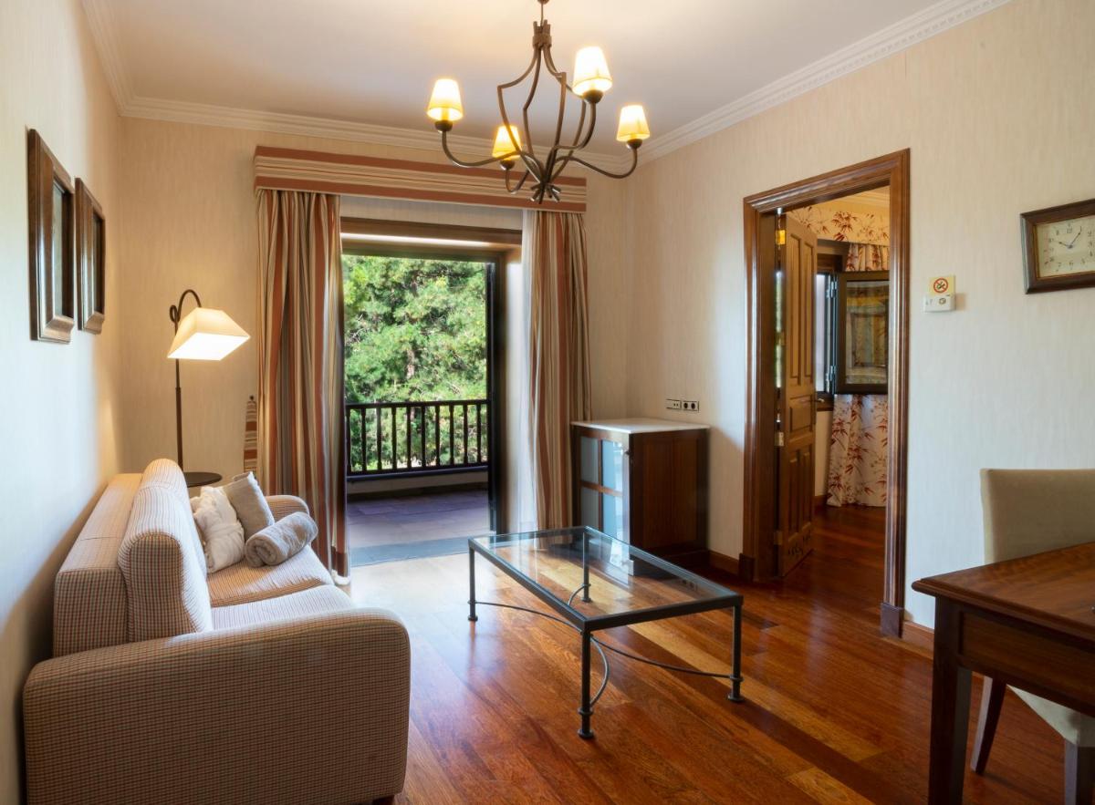 Zona de estar de Hotel Spa Villalba