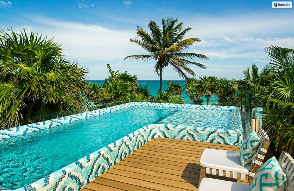 Suitetrails - All inclusive Beachfront house Sian Kaan