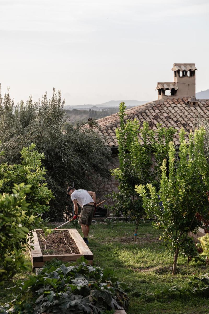 Jardín al aire libre en Ca'n Beneït