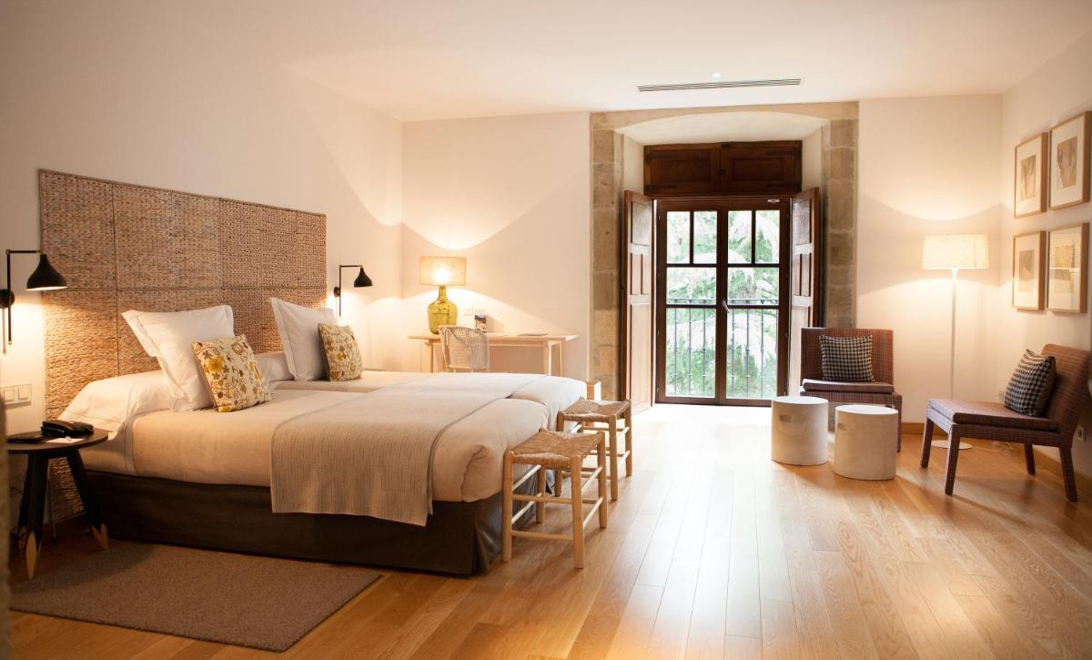 Cama o camas de una habitación en Parador de Corias