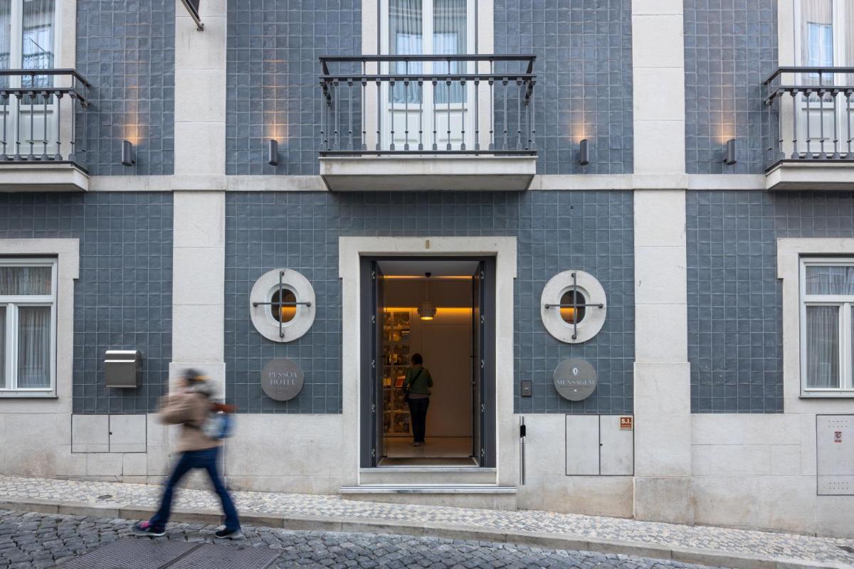 A fachada ou entrada de Lisboa Pessoa Hotel