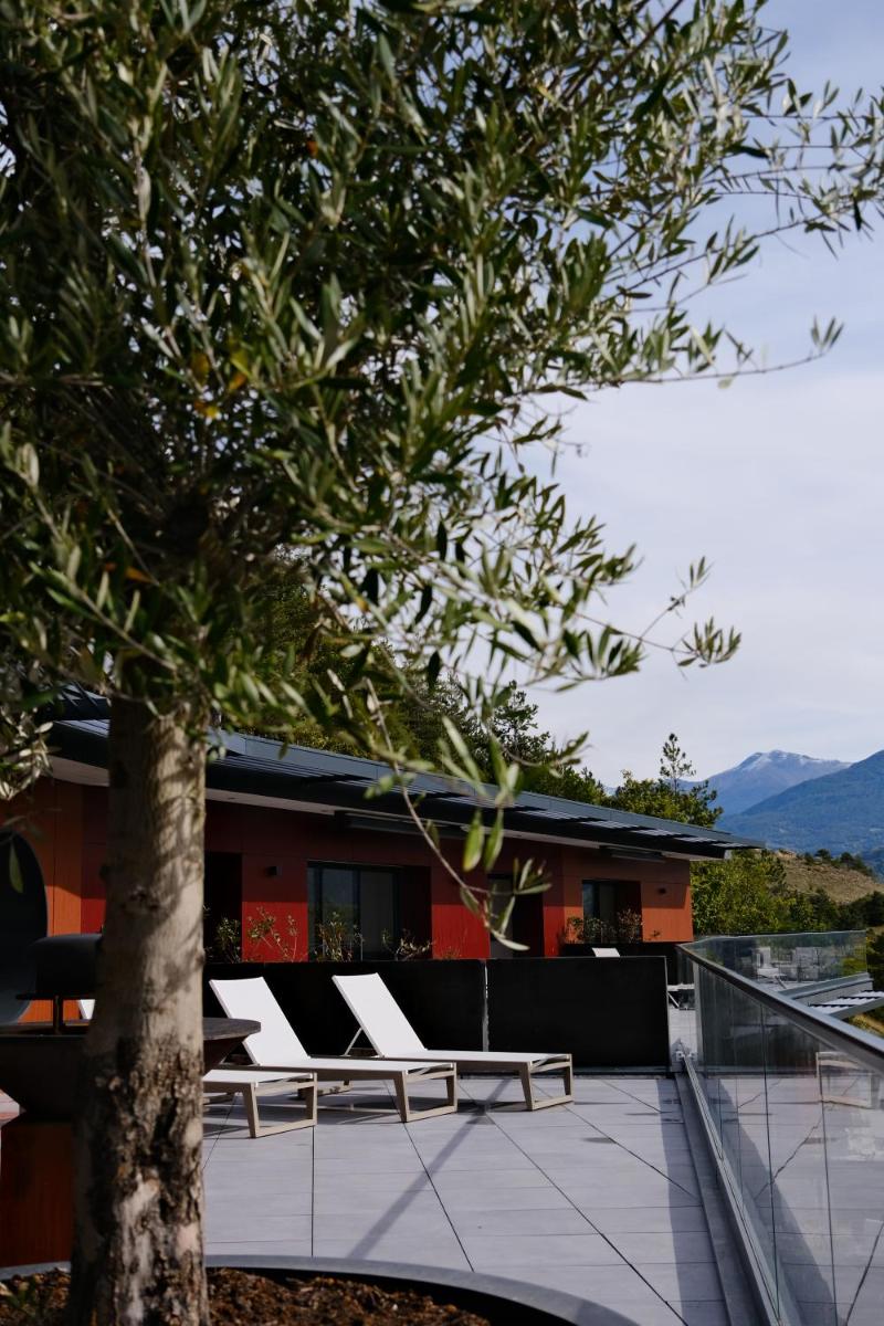 Vue générale sur la montagne ou vue sur la montagne depuis l'appart'hôtel