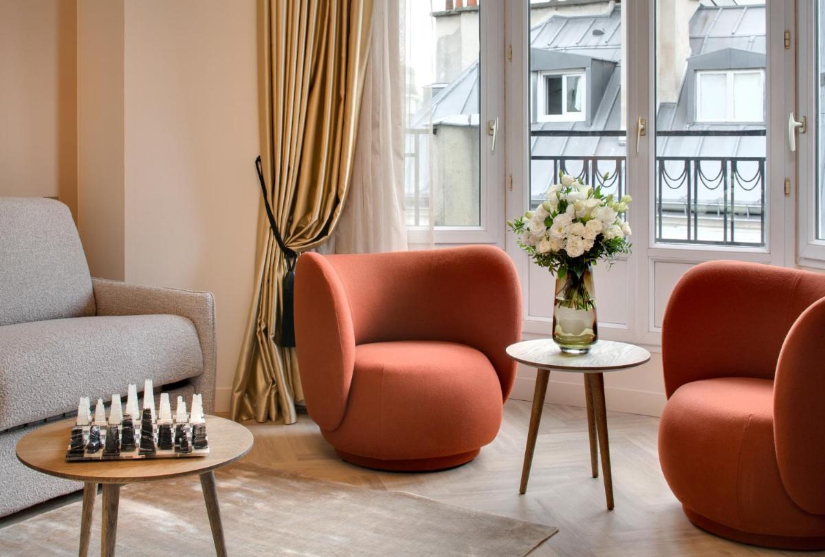 Coin salon dans l'établissement Hôtel Artemisia Montmartre