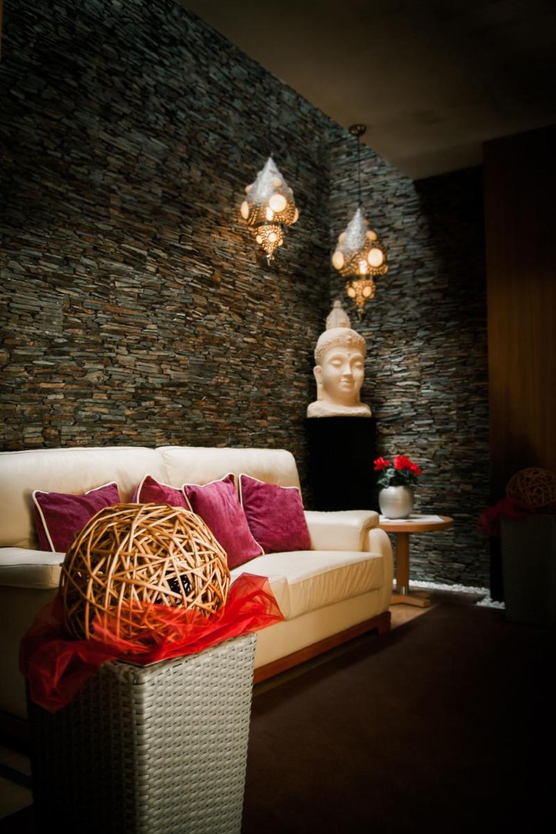 Uma área de estar em Hotel Rural Vale Do Rio