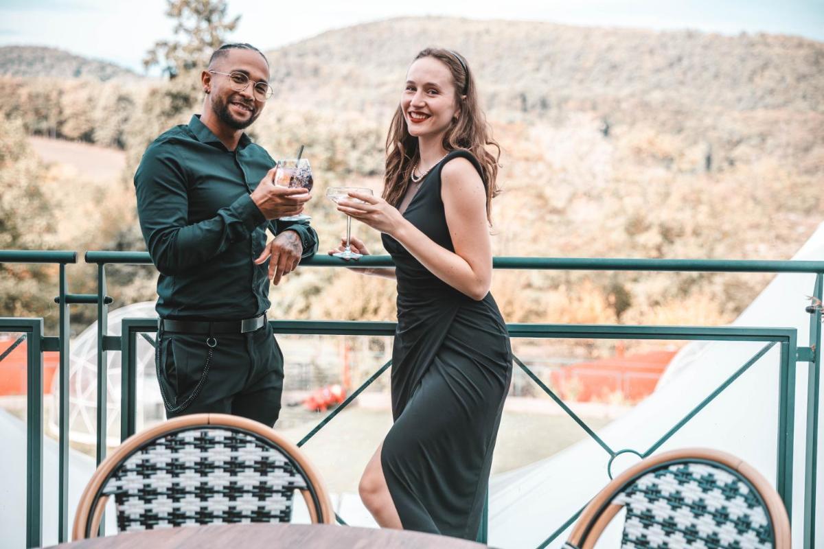 Boissons dans l'établissement Les Violettes Hotel & Spa