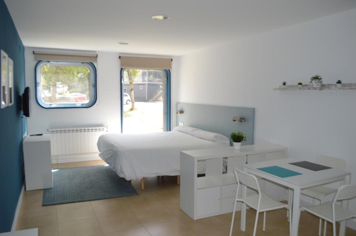 Cama o camas de una habitación en Estación de Montaña Manzaneda