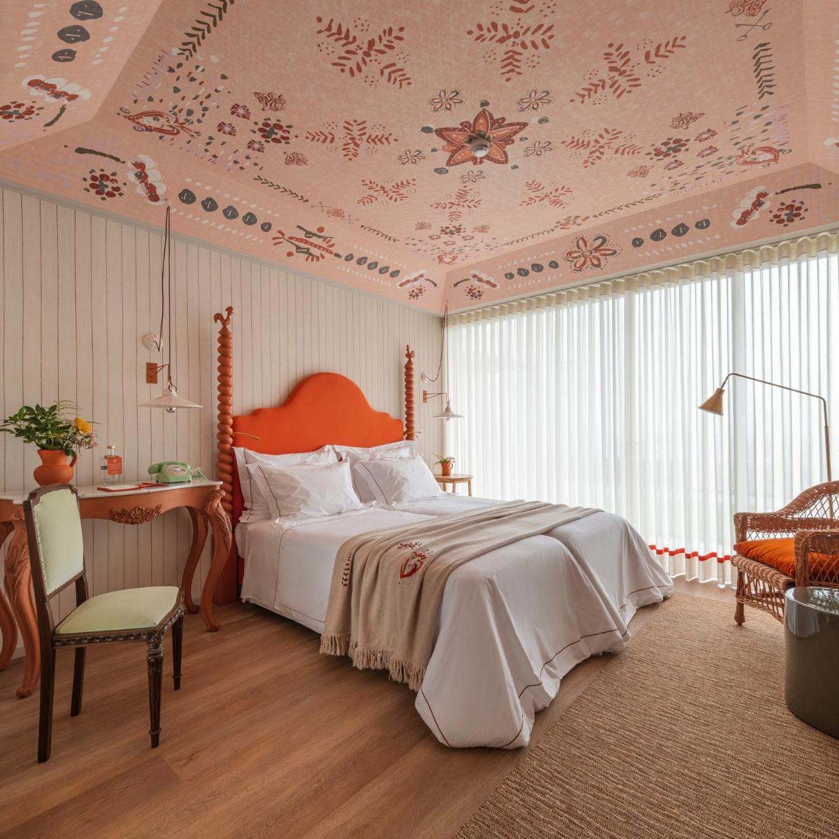 Uma cama ou camas num quarto em Solar de Vila Meã