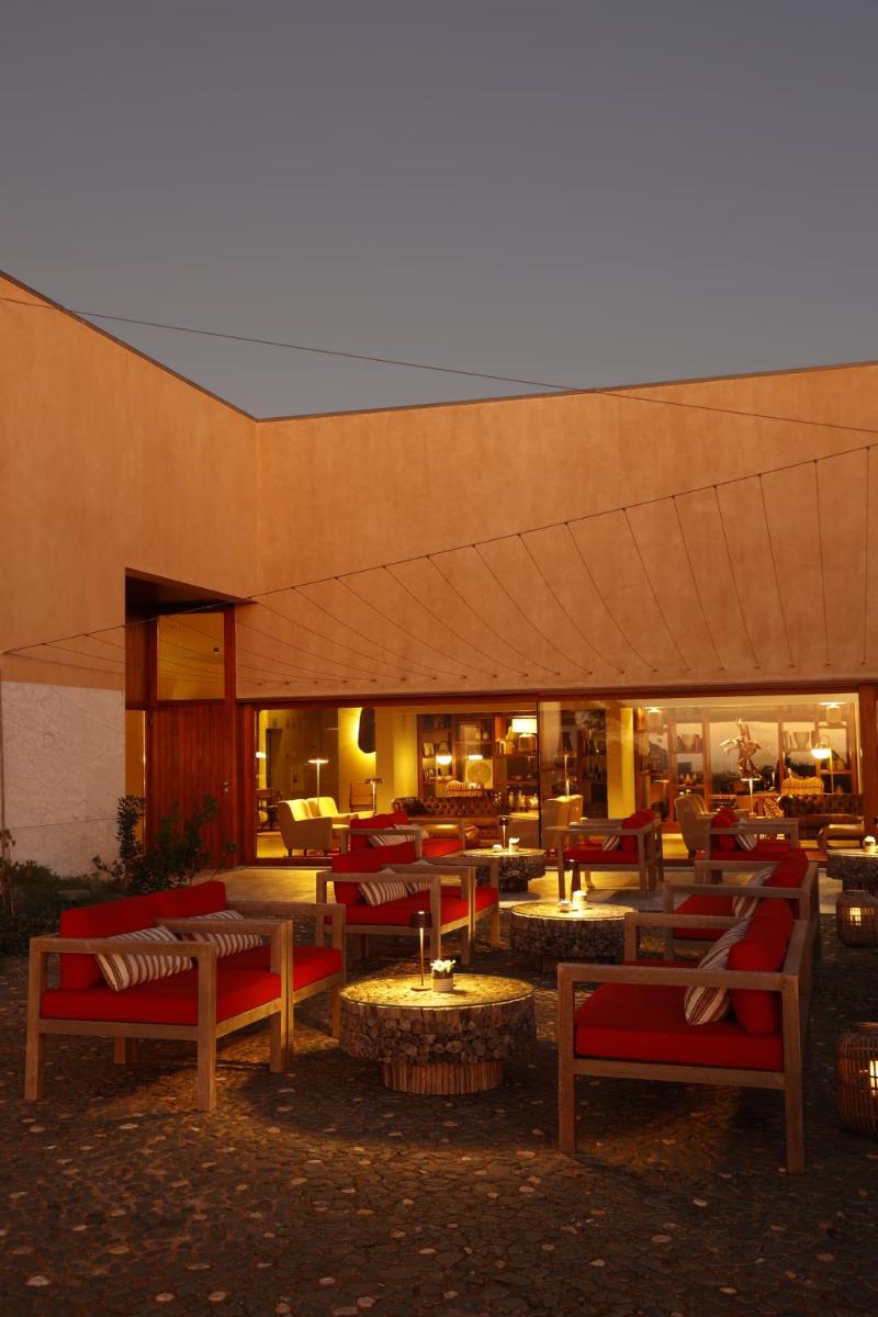 Uma área de estar em Praia do Canal Nature Retreat - Small Luxury Hotels of the World
