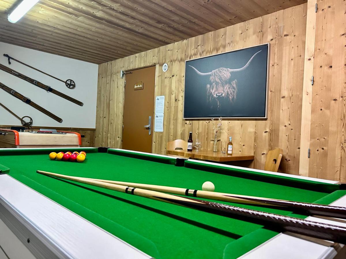 Billard dans l'établissement Hameau des Prodains - Hôtel