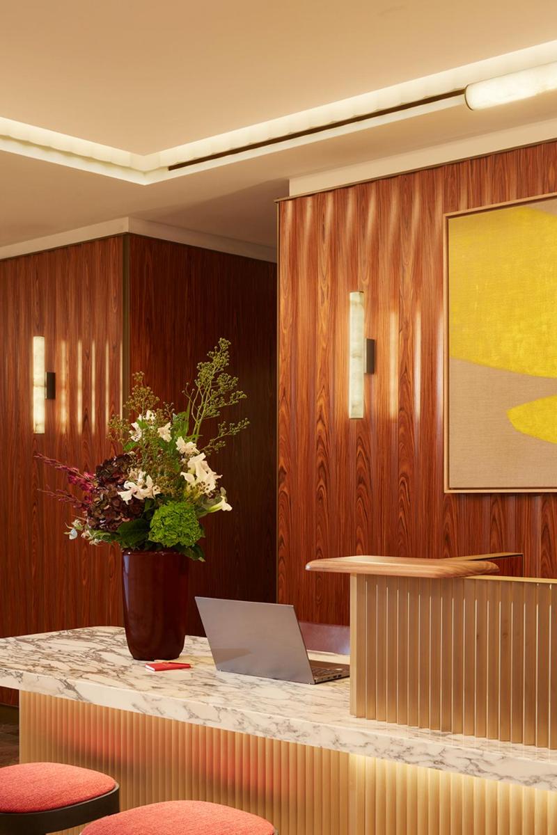 Coin salon dans l'établissement Villa-des-Prés