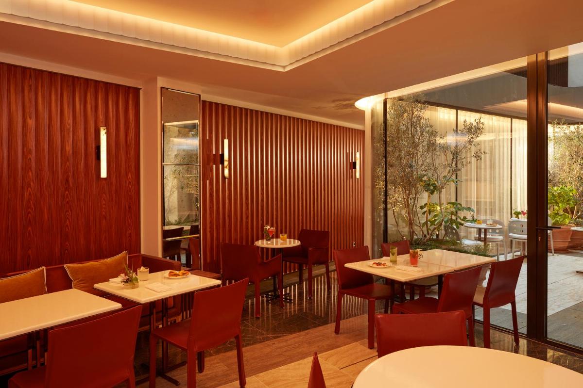 Coin salon dans l'établissement Villa-des-Prés