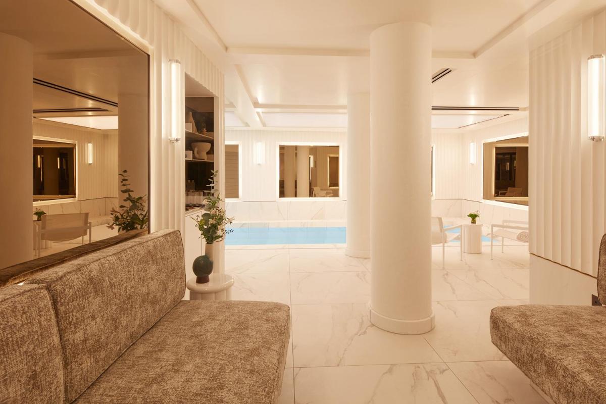 Coin salon dans l'établissement Villa-des-Prés
