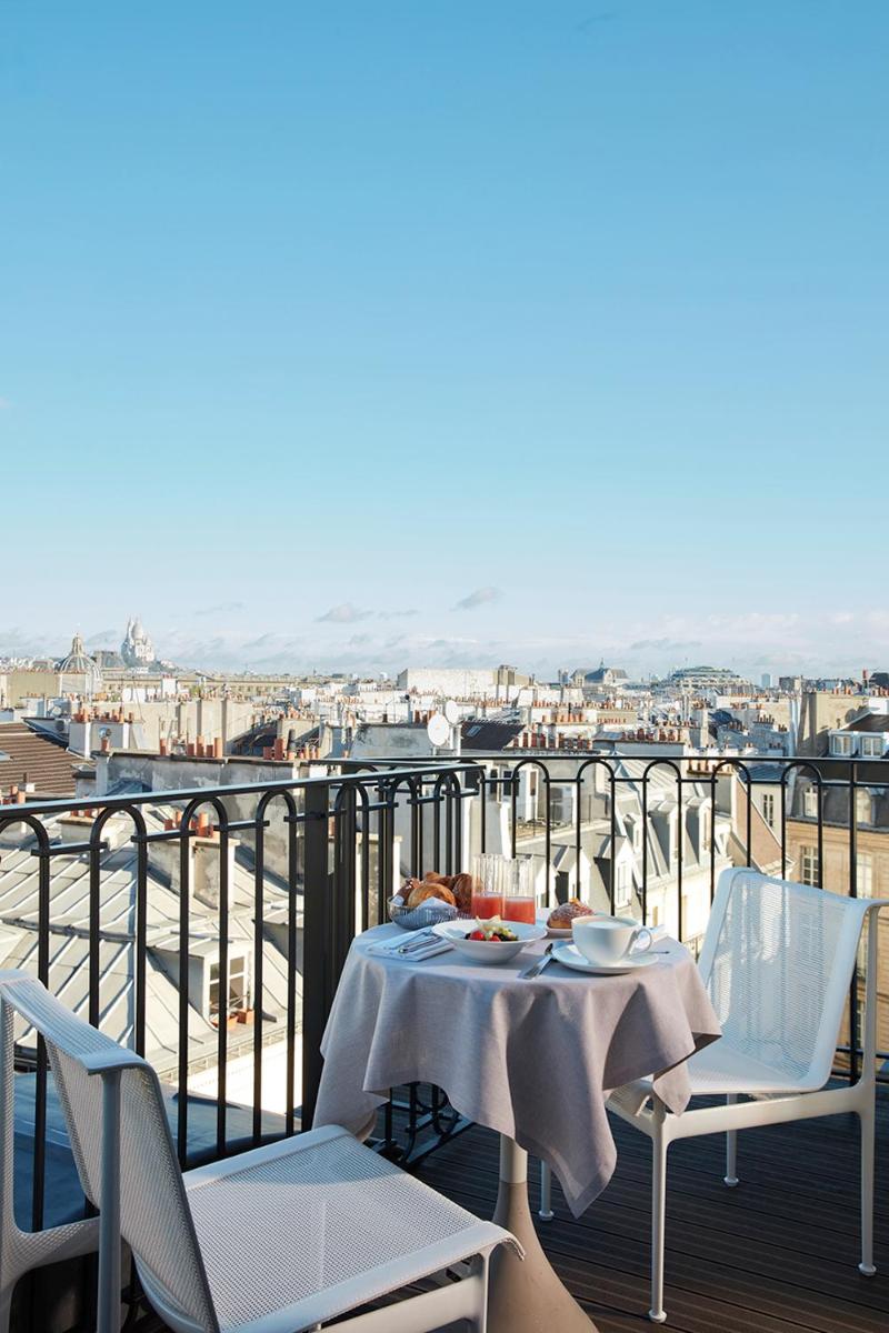 Balcon ou terrasse dans l'établissement Villa-des-Prés