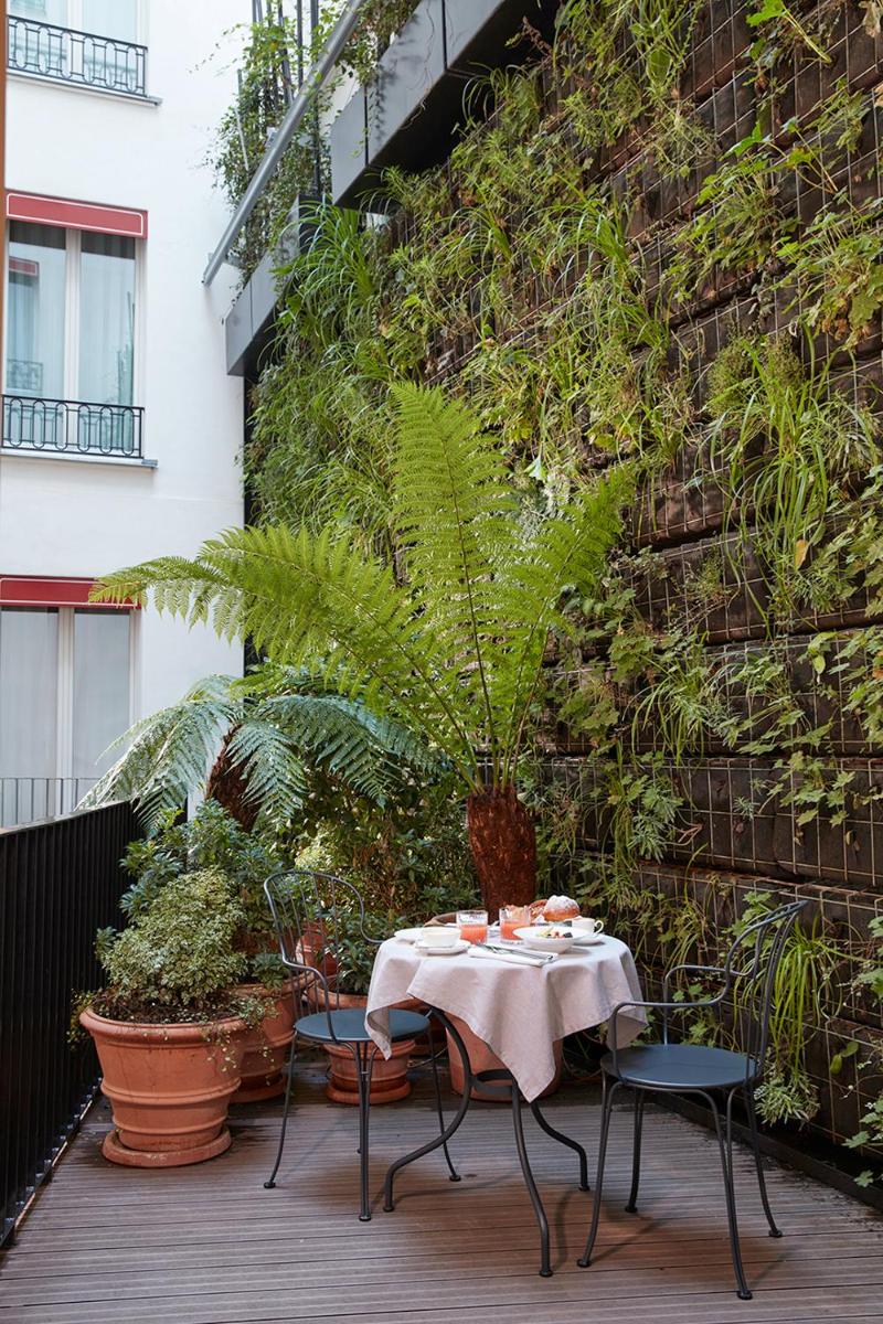 Jardin de l'établissement Villa-des-Prés