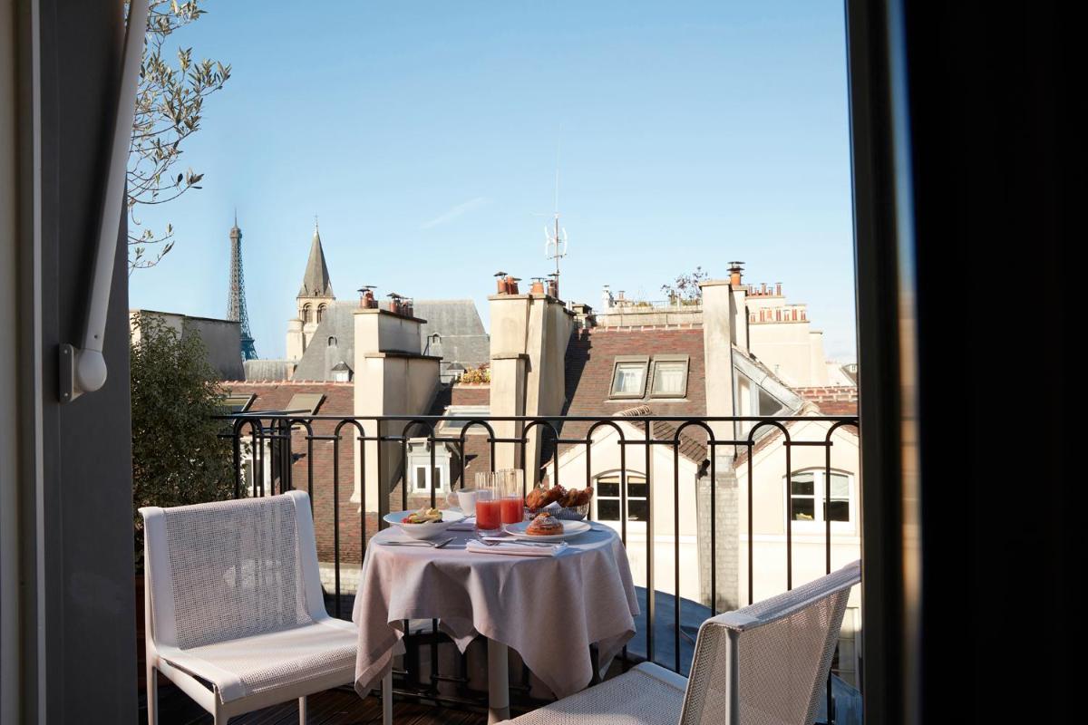 Balcon ou terrasse dans l'établissement Villa-des-Prés