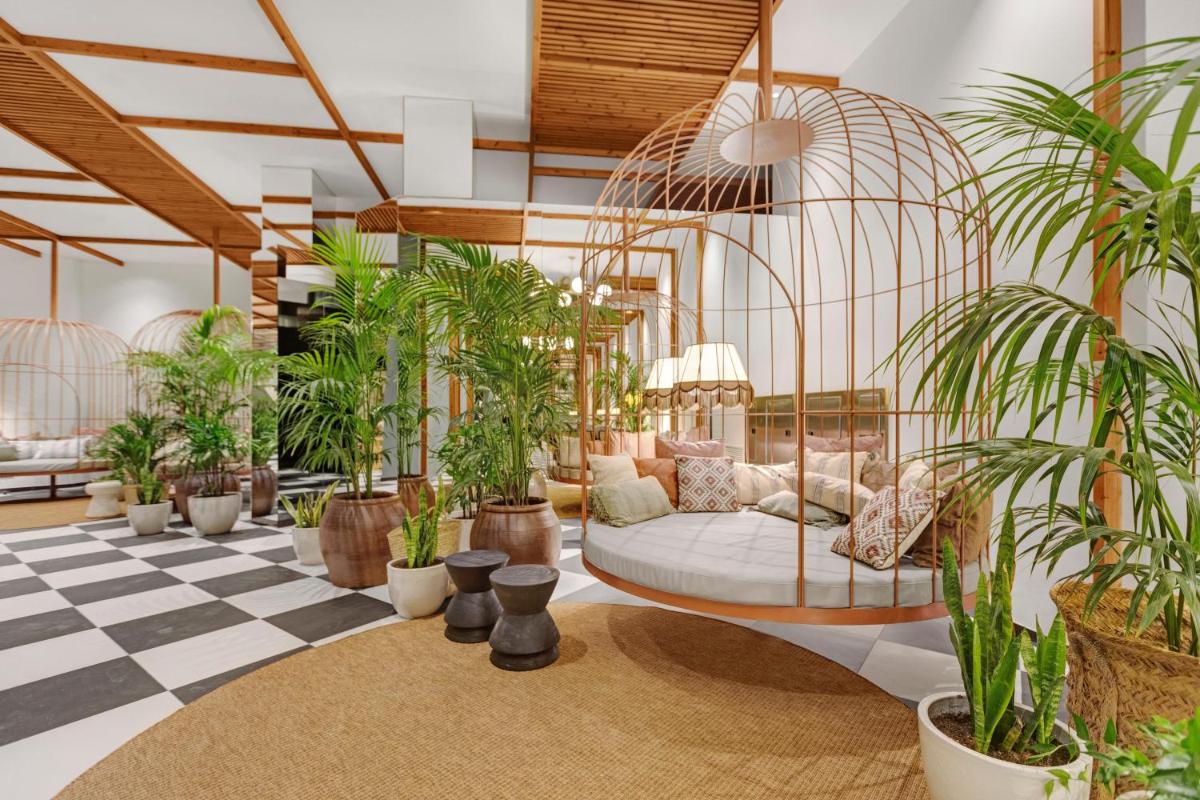 Jardín al aire libre en Hotel Aubamar Suites & Spa