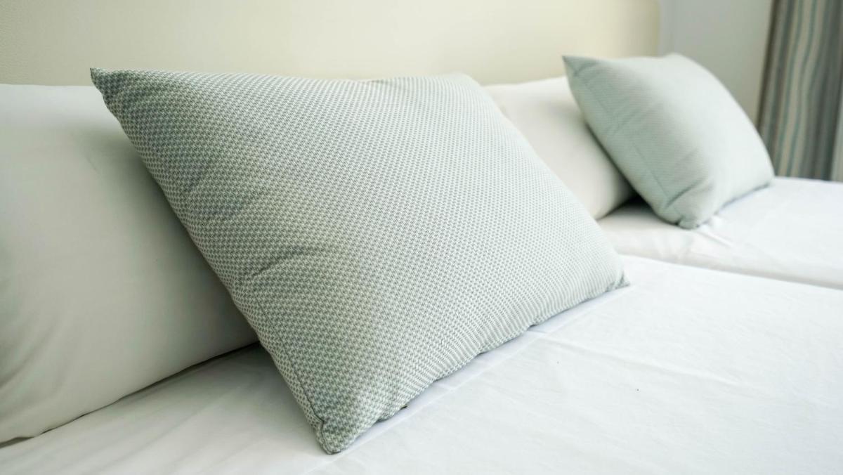 Cama o camas de una habitación en Houm Plaza Son Rigo