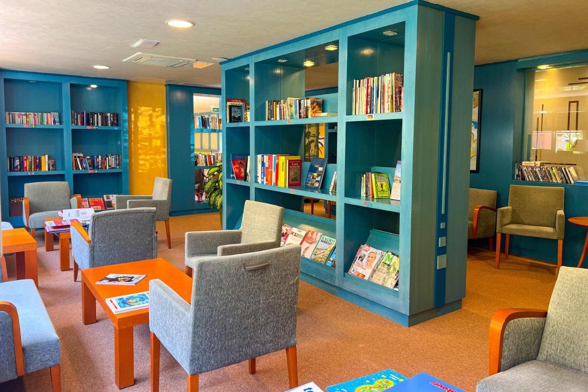 Biblioteca en el hotel