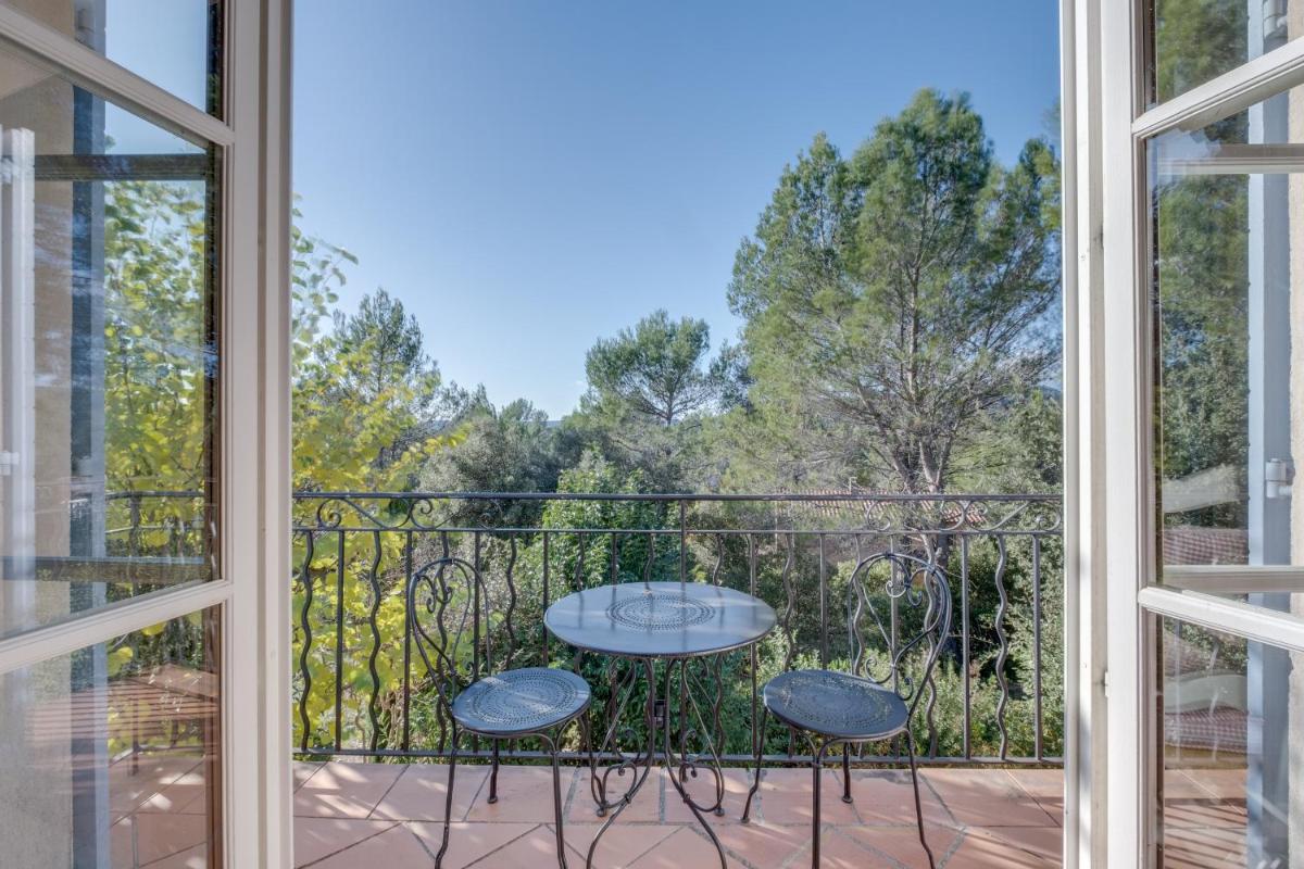 Balcon ou terrasse dans l'établissement Les Appartements et Maisons du Domaine de Saint Endréol Golf & Spa Resort