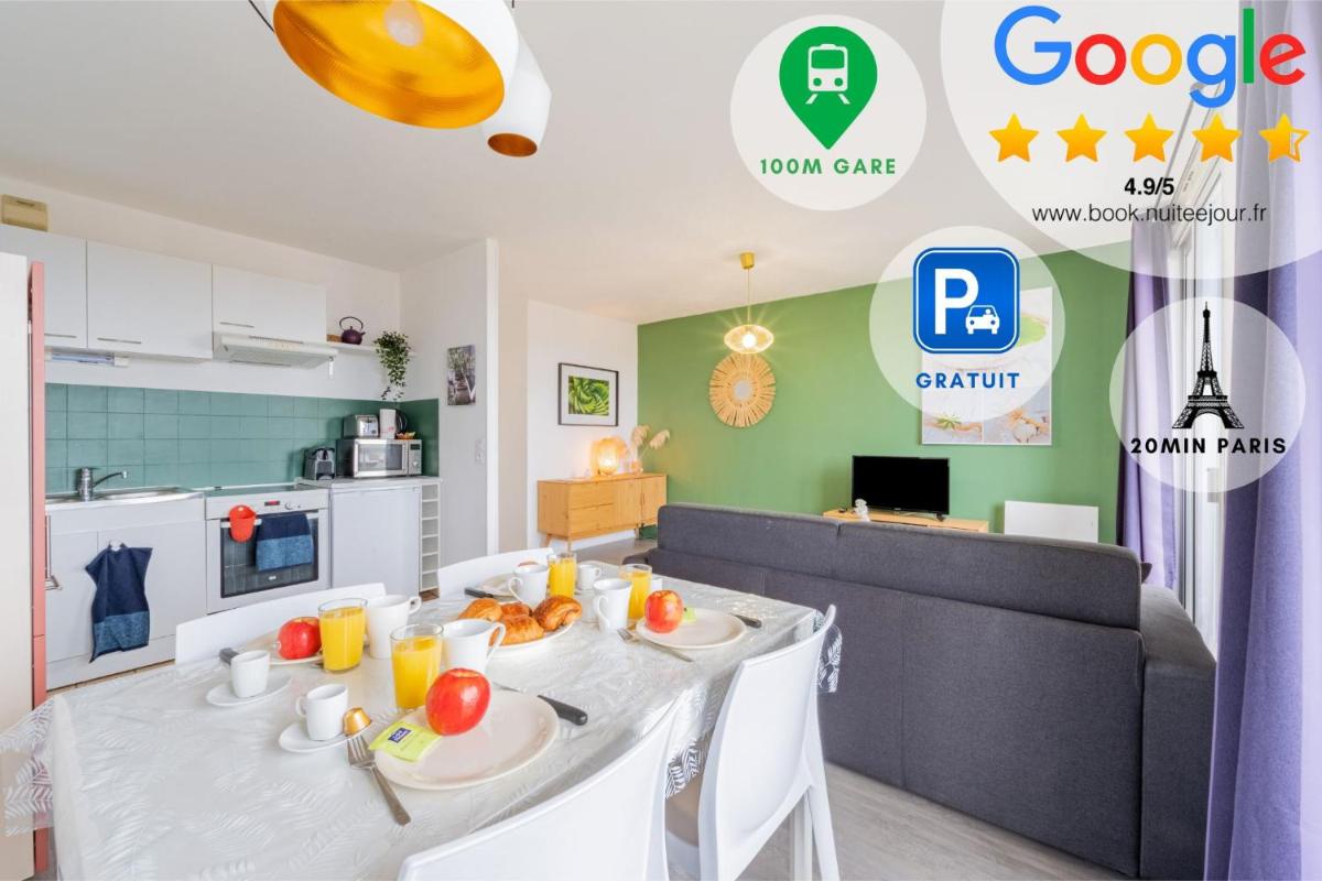 Appart'Hotel Versailles Saint Cyr l'Ecole - Gare SNCF à 100m et parking privé - Housity