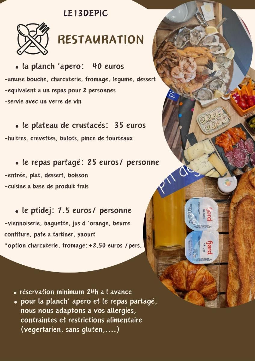 Le13depic, gite, spa, sauna, piscine, massage, repas, adult only - Housity