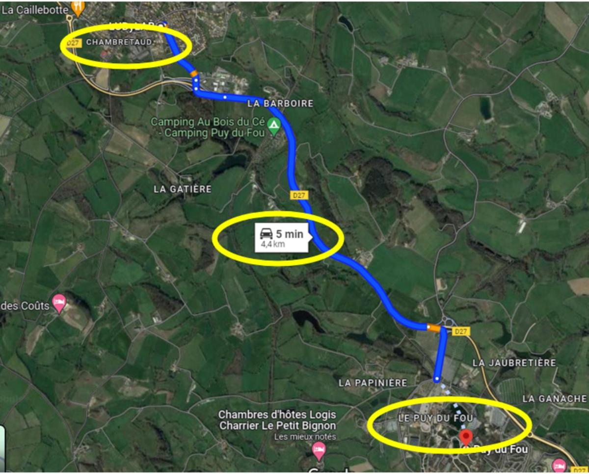 La Séraphina, 2 à 6 personnes, 5 kms du PDF - Housity