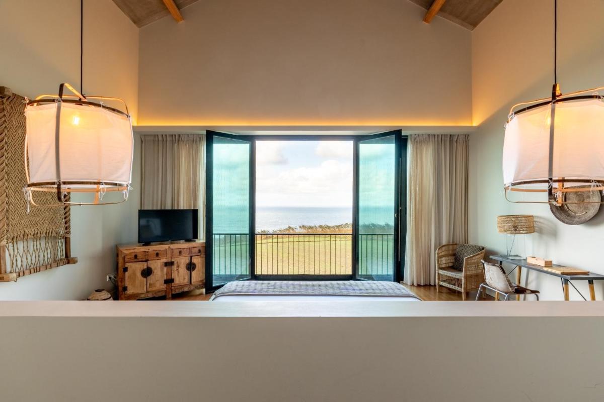 Uma televisão e/ou sistema de entretenimento em SENSI Azores Nature and SPA
