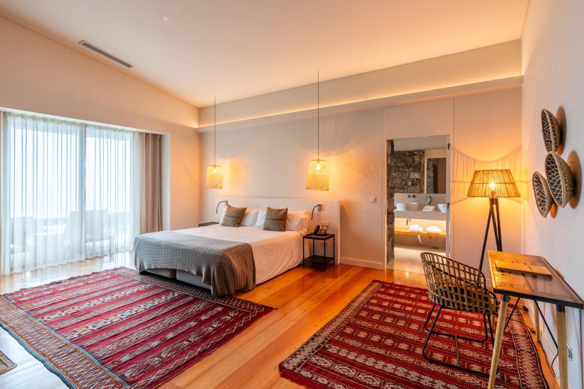 Uma cama ou camas num quarto em SENSI Azores Nature and SPA