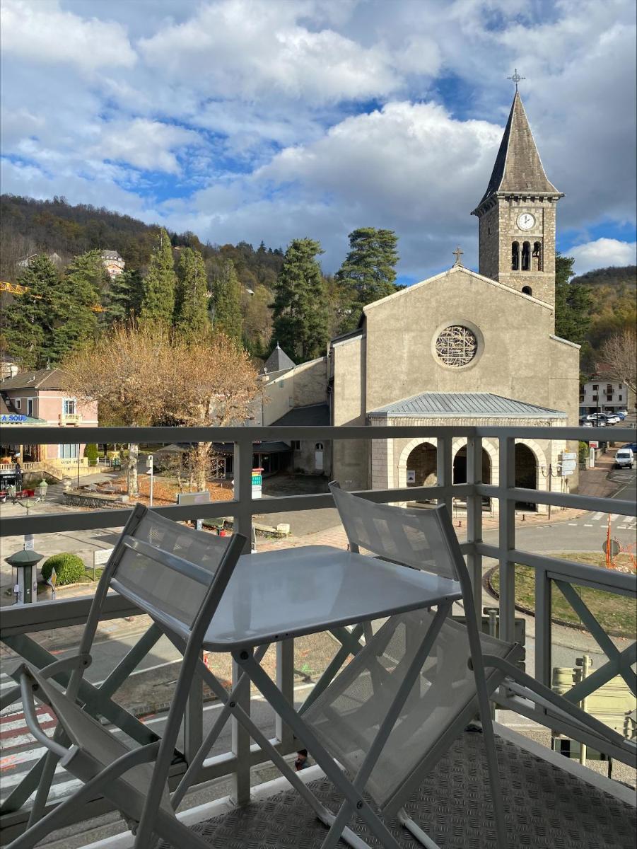 Vue générale sur la montagne ou vue sur la montagne depuis l'hôtel