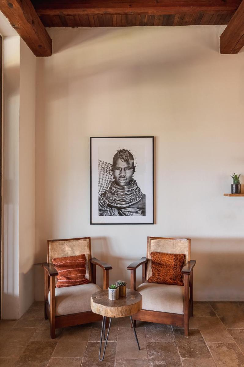 Zona de estar de Casa Maca