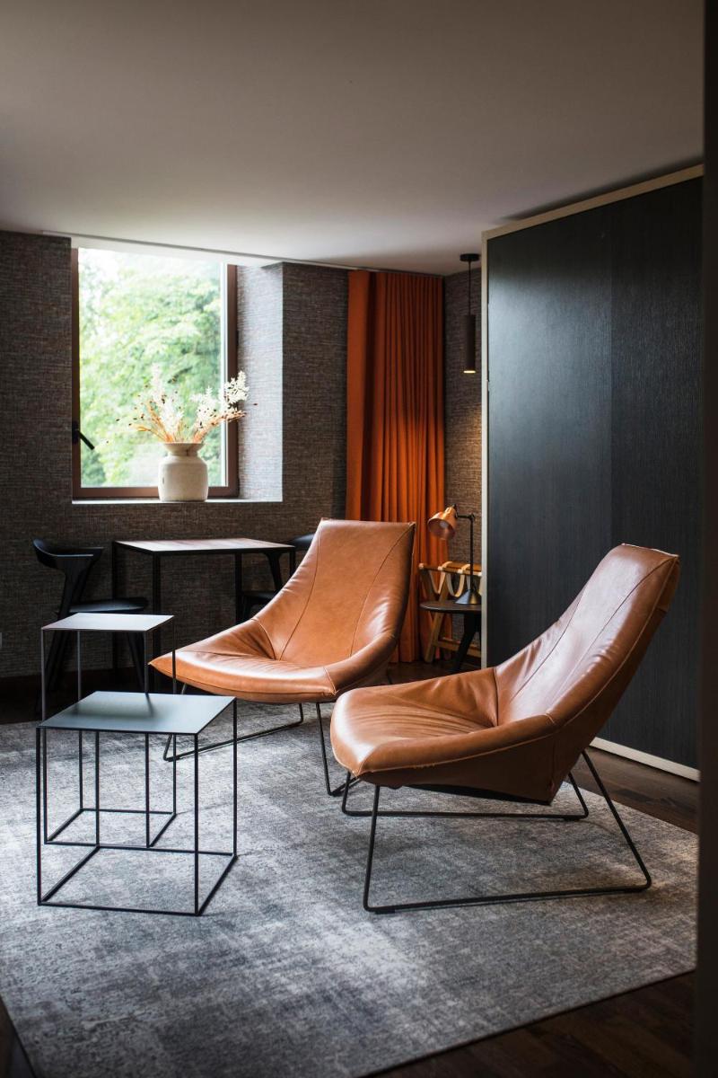 Coin salon dans l'établissement Le Clos Des Sens