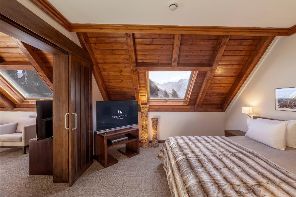 Cama o camas de una habitación en Eurostars La Pleta