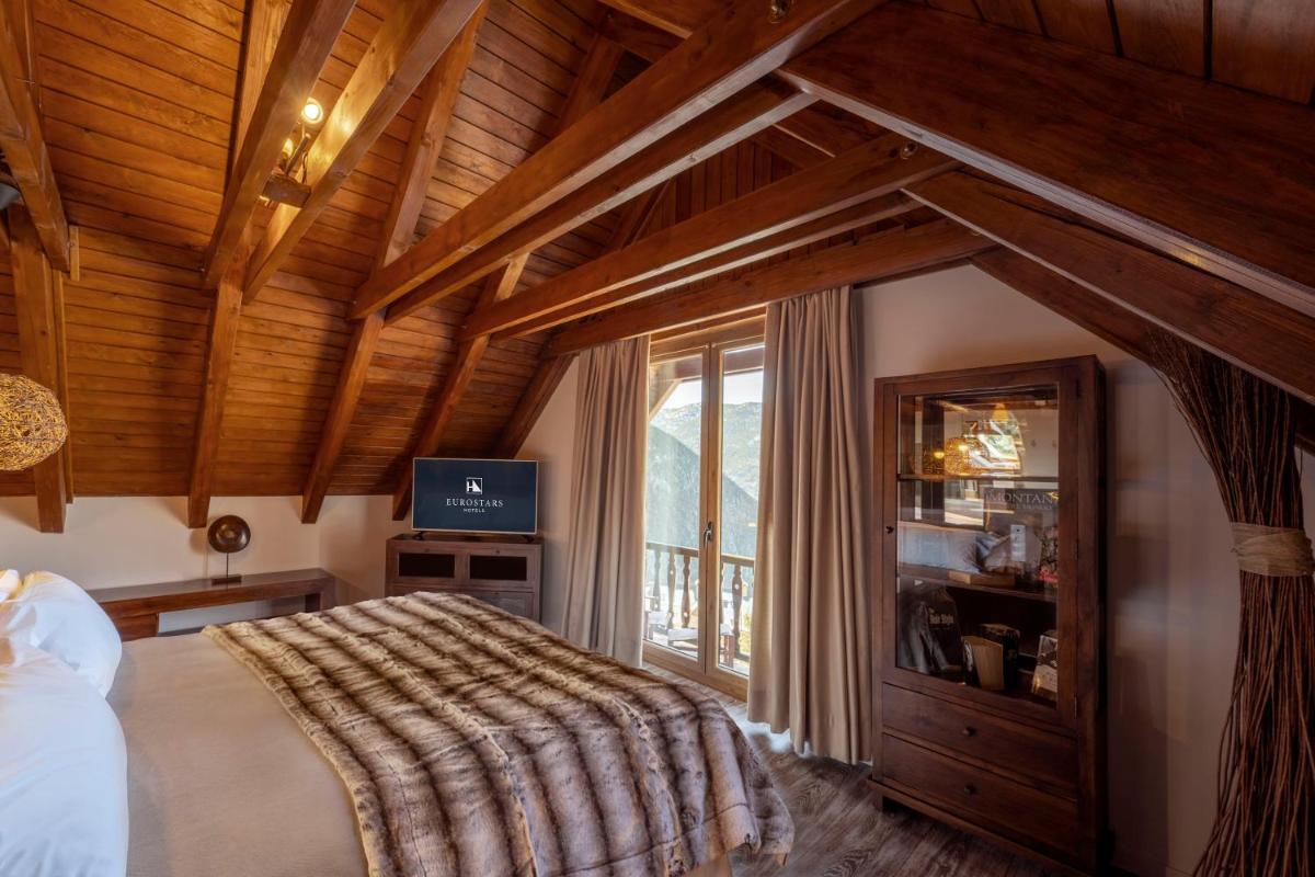 Cama o camas de una habitación en Eurostars La Pleta