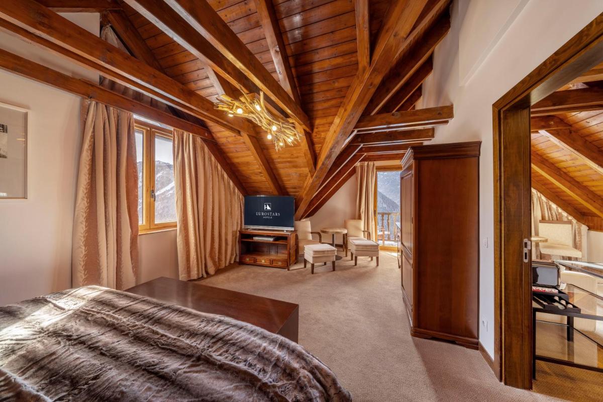 Cama o camas de una habitación en Eurostars La Pleta