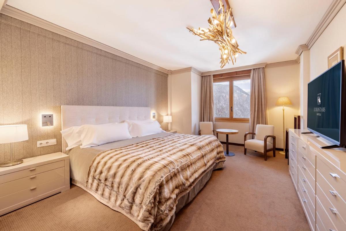 Cama o camas de una habitación en Eurostars La Pleta