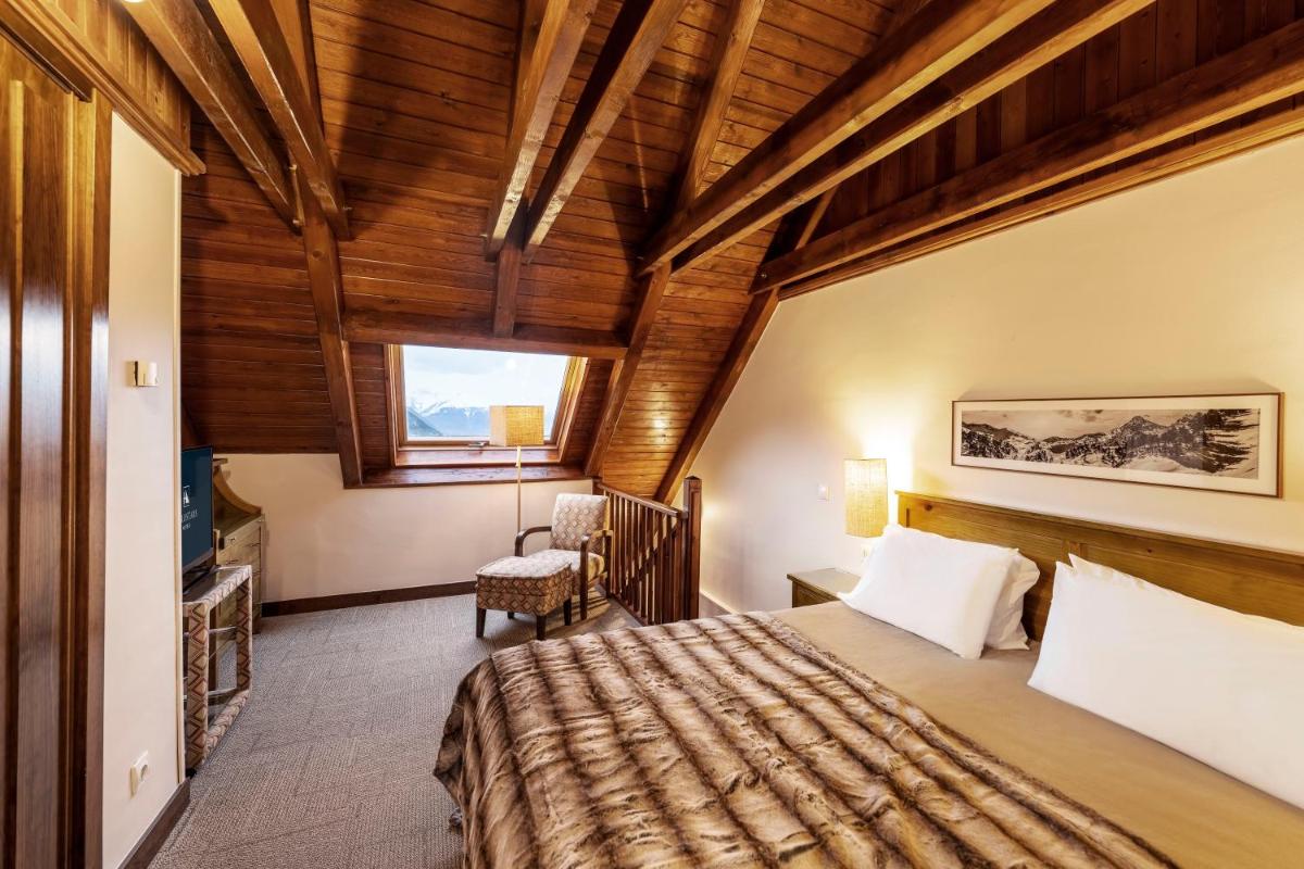 Cama o camas de una habitación en Eurostars La Pleta
