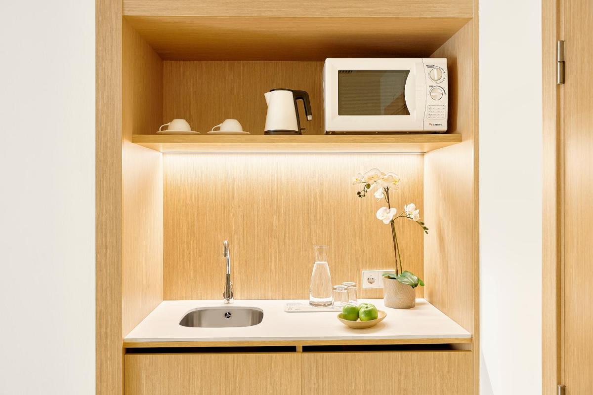 Una cocina o zona de cocina en Iberostar Waves Gaviotas Park