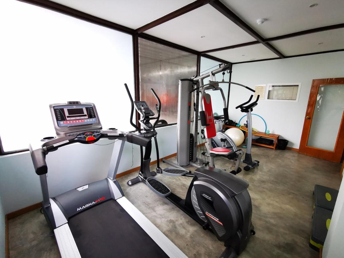 O centro de fitness e/ou as comodidades de fitness de Hotel Da Montanha