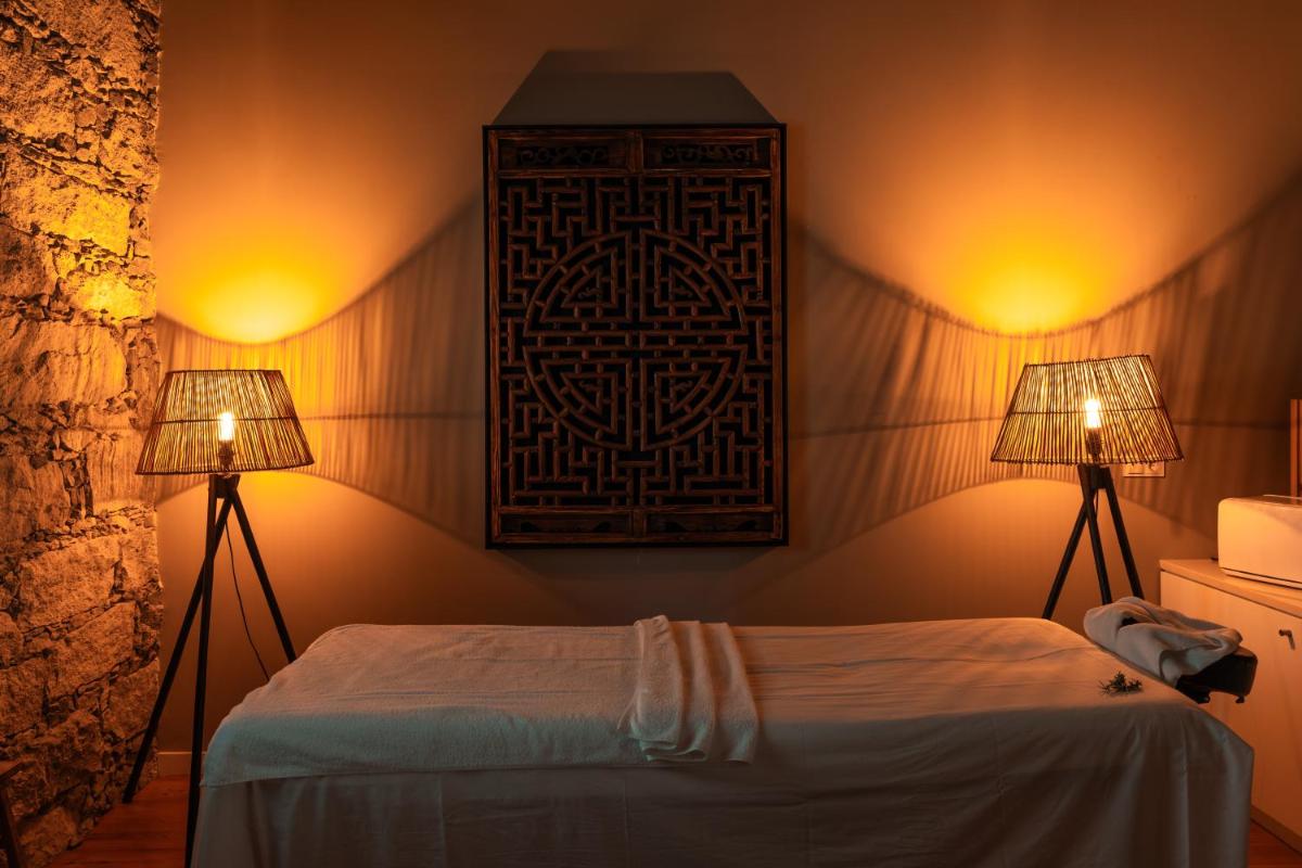 Uma cama ou camas num quarto em SENSI Azores Nature and SPA