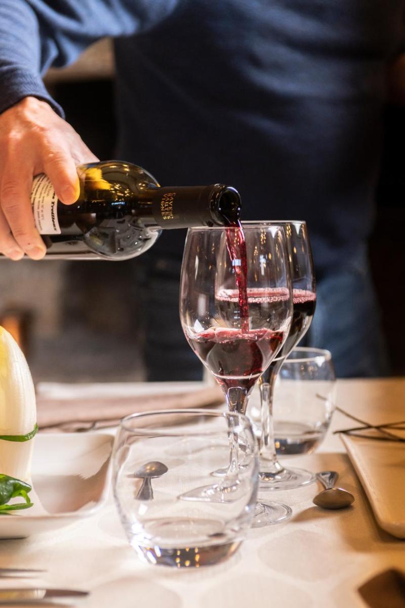 Boissons dans l'établissement Logis Hôtel Les Peupliers