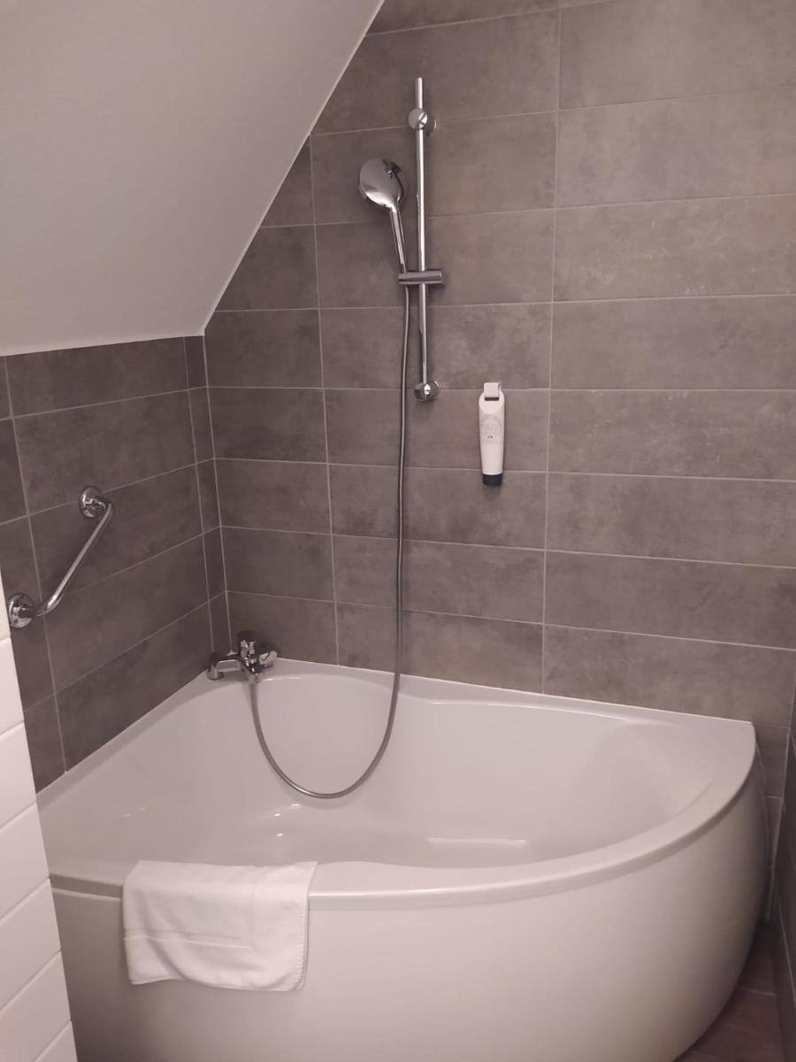 Salle de bains dans l'établissement Hôtel des Princes, Chambéry Centre