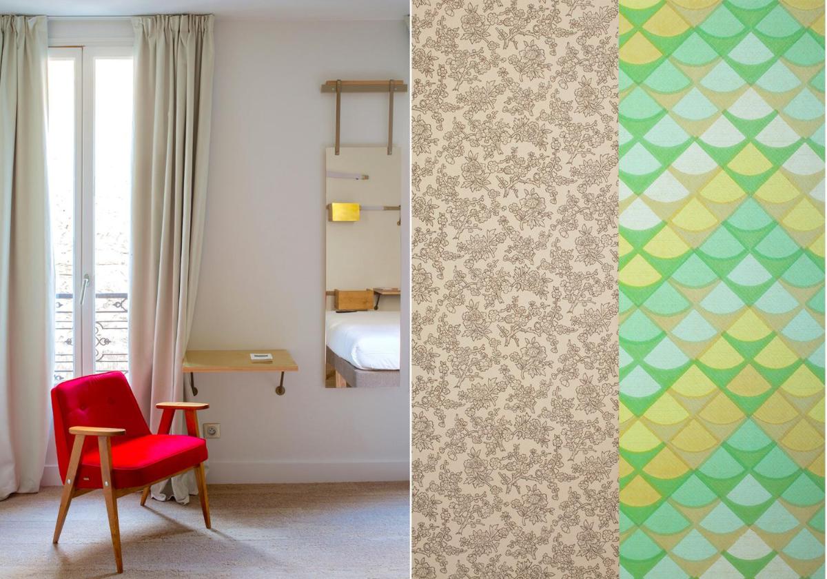 Coin salon dans l'établissement Hôtel La Nouvelle République & Hammam