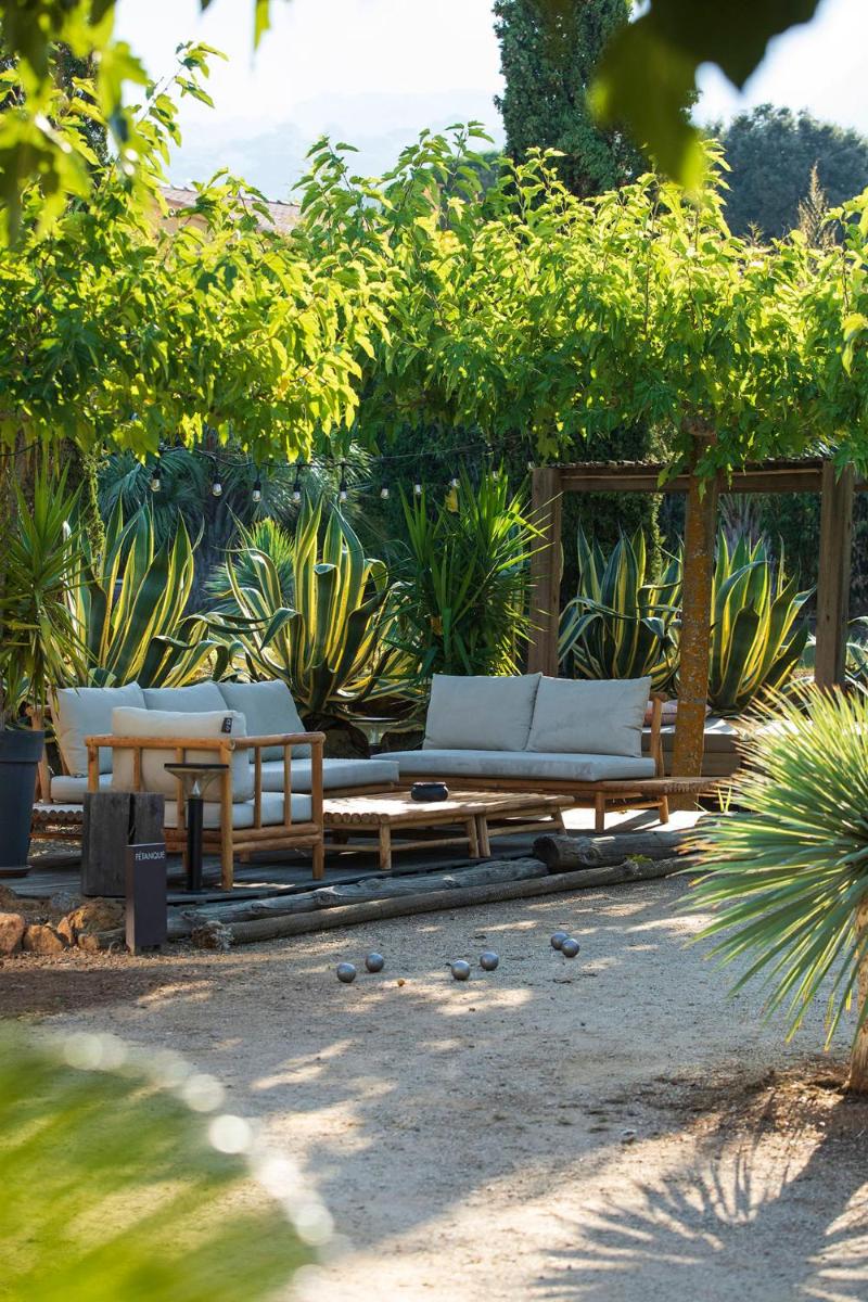 Jardin de l'établissement Hôtel La Dimora & Spa