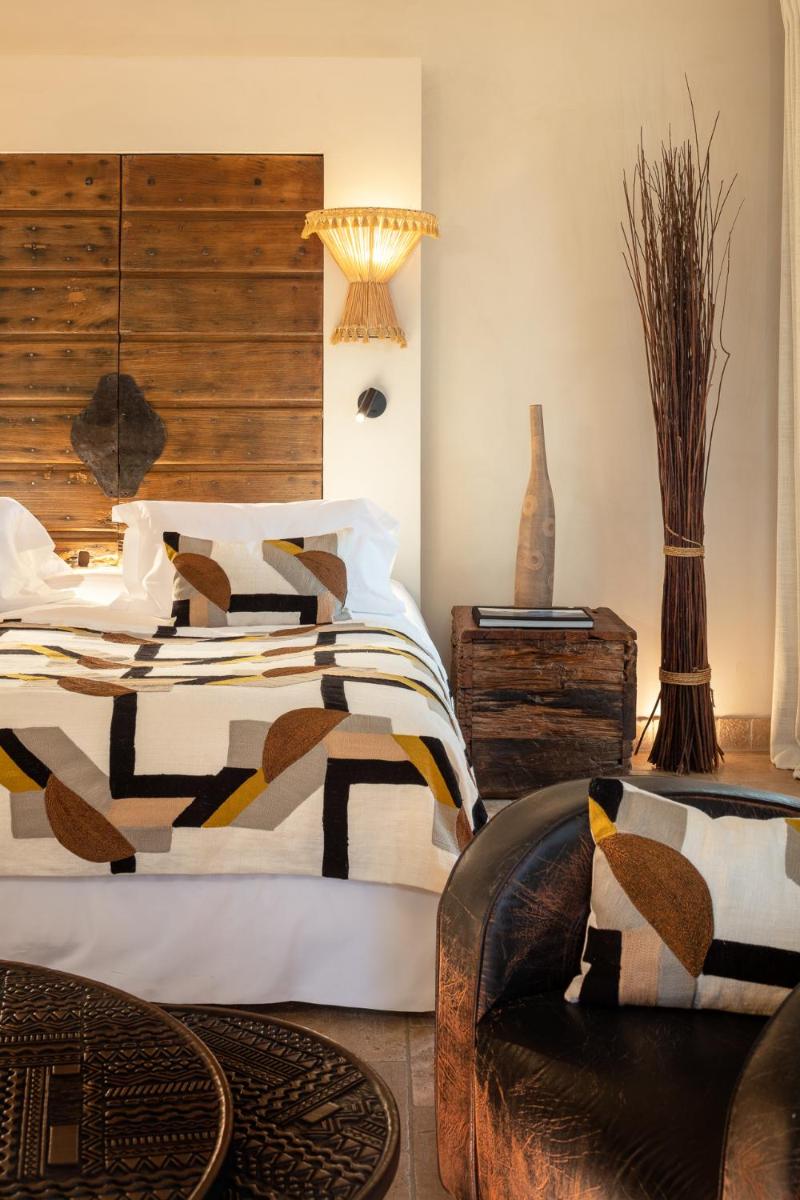 Un ou plusieurs lits dans un hébergement de l'établissement Hôtel La Dimora & Spa