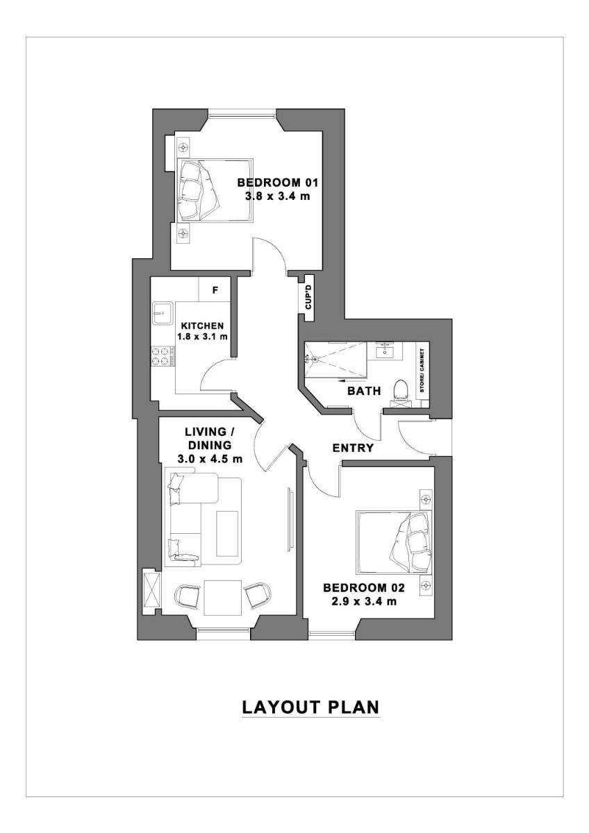 Traveller Award Winner 2024 - Edinburgh Apartment with 3 Beds - Housity