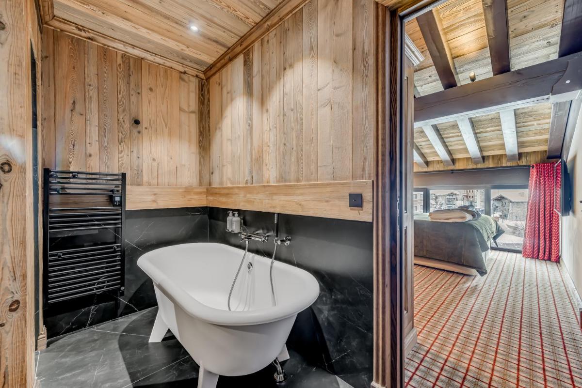 Salle de bains dans l'établissement Hotel & Spa Le Val d'Isère
